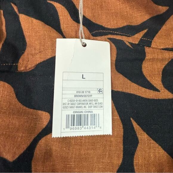 NWT A New Day Brown and Black Dress Size Large P0302 - Picture 7 of 9